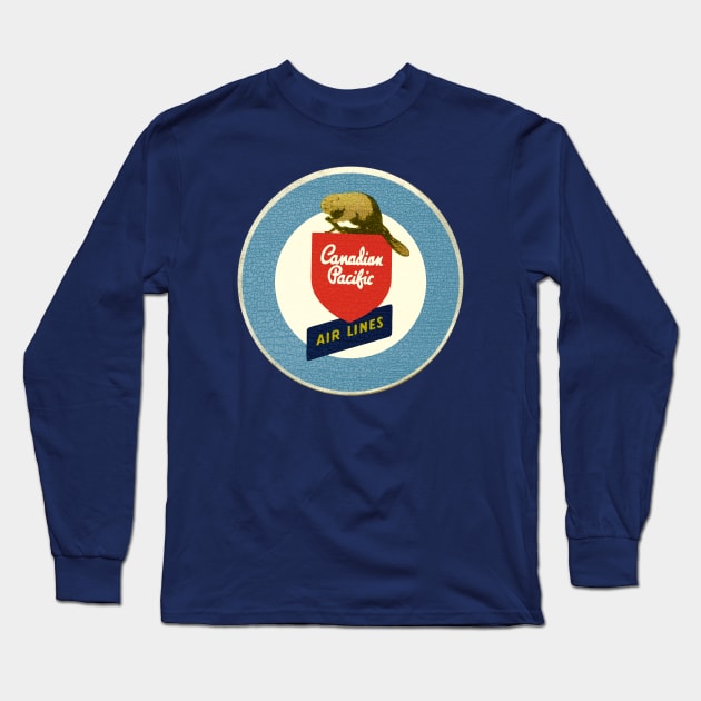 Canadian Pacific Airlines 1 Long Sleeve T-Shirt by Midcenturydave